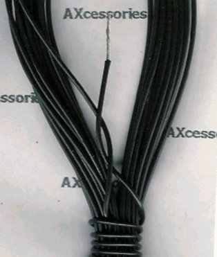 Single Conductor Wire Black (5ft)