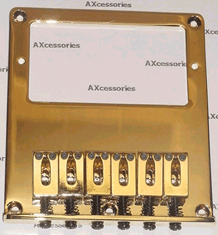 Tele style Bridge Hum Gold