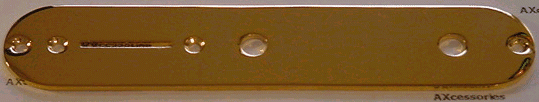 Tele Style Control plate Gold