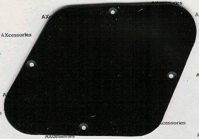 Les Paul style Electronics cover Black