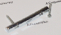 Floyd Rose Style String Retainer Bar Chrome 1 5|8