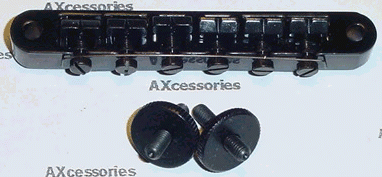 Tune o Matic Bridge Black with posts