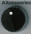 Beveled Top Knob Black