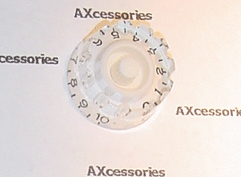 Speed Knob Vintage Style White Notched Top