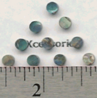 Dots 4mm Abalone 10pcs