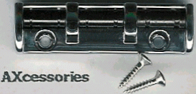 Roller Nut 1 5|8" Chrome with screws