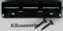 Roller Nut 1 5|8" Black with screws