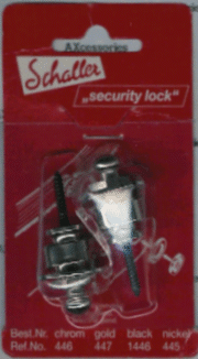Schaller Strap Locks Chrome