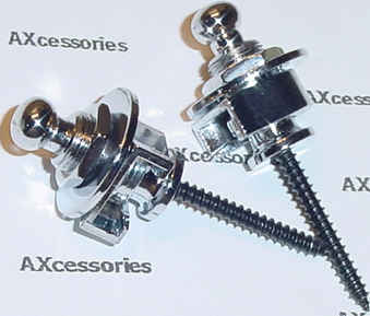 Schaller Style Strap Locks Chrome (Pro Rock Gear)