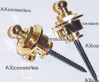 Schaller Style Strap Locks Gold (Pro Rock Gear)