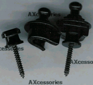 Schaller Strap Locks Black